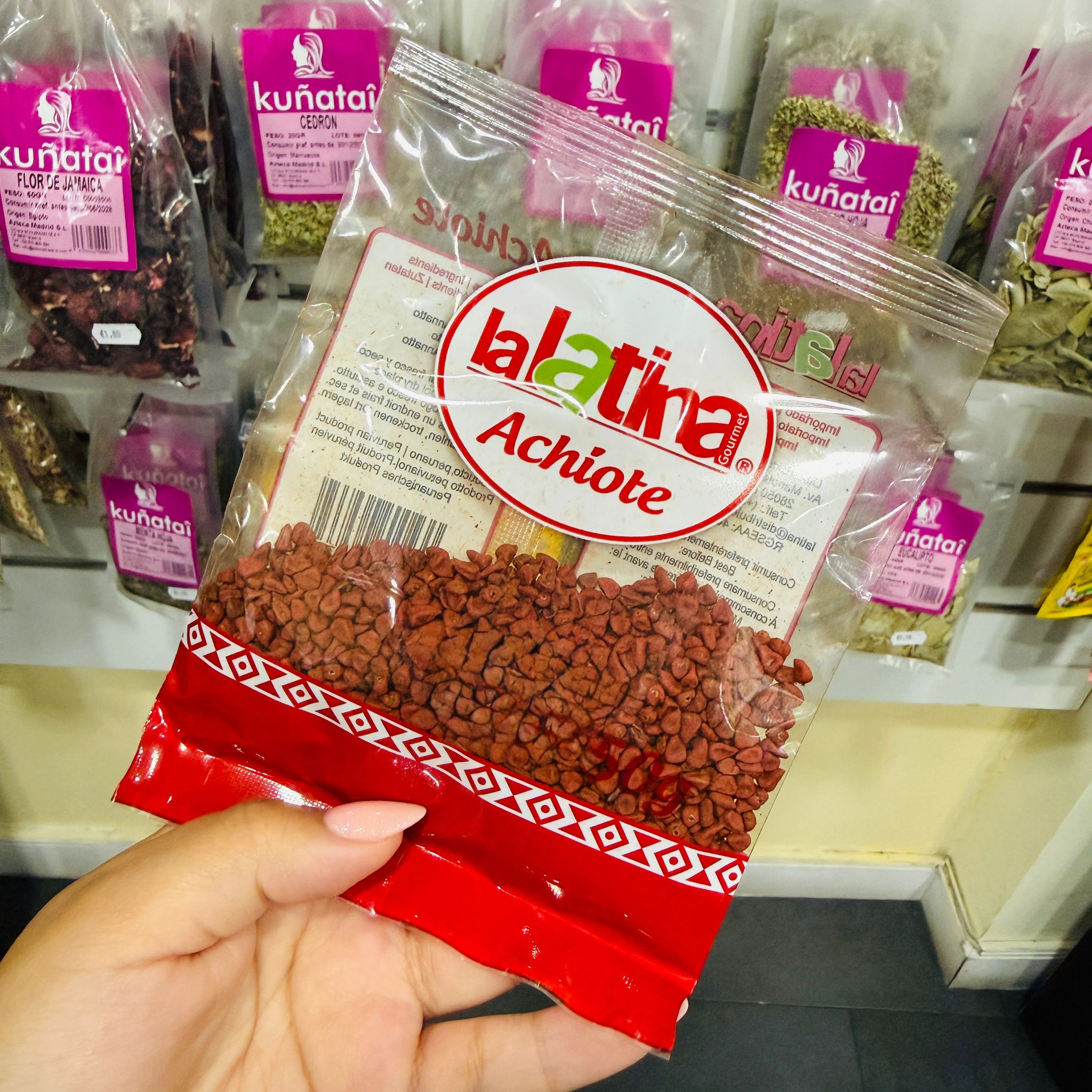 Achiote en grano pequeña La Latina