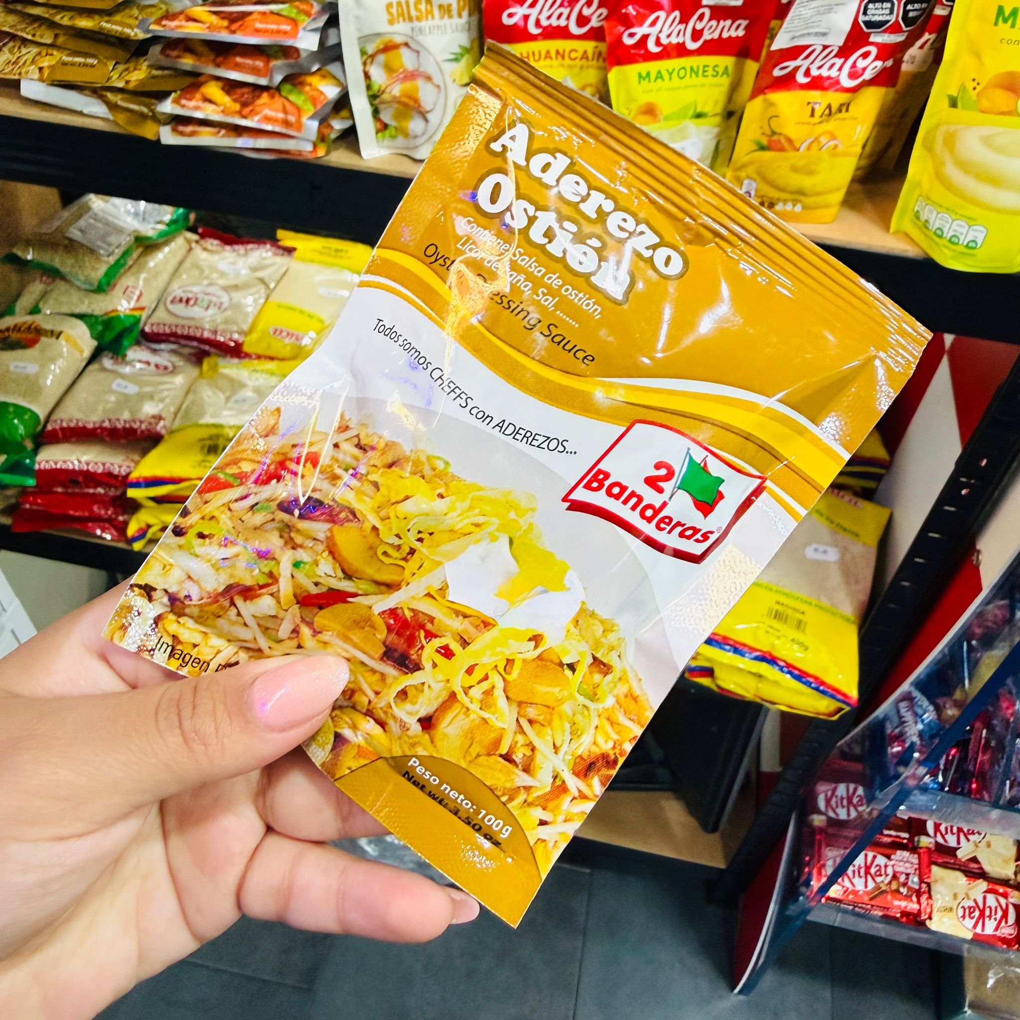 Aderezo ostion 2 banderas